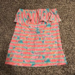 Lily Pulitzer tube top/ sleeveless shirt